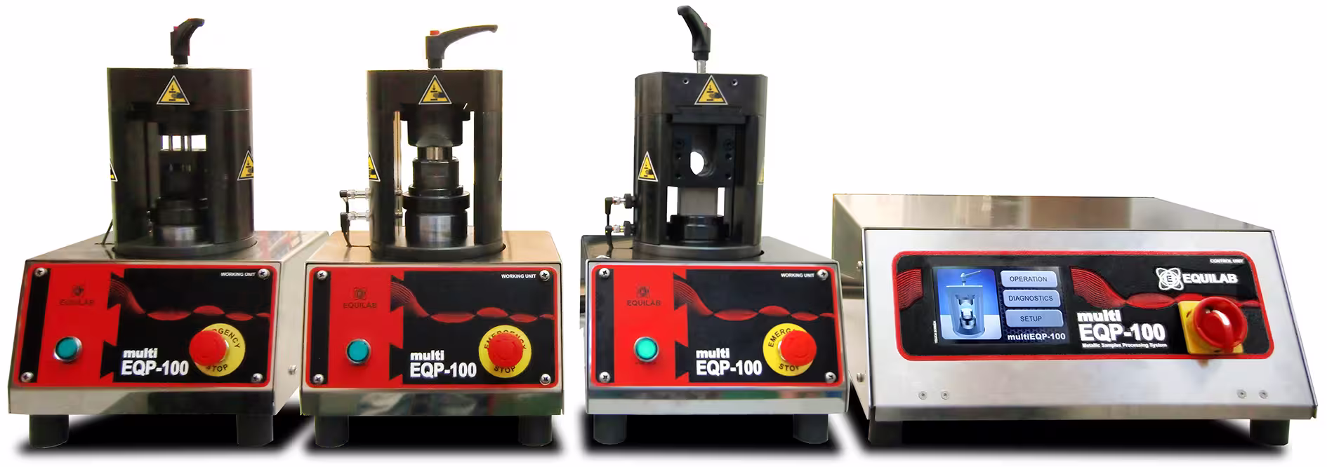 Equilab Multi EQP-100 Çok Amaçlı Hidrolik Numune Hazırlama Ünitesi