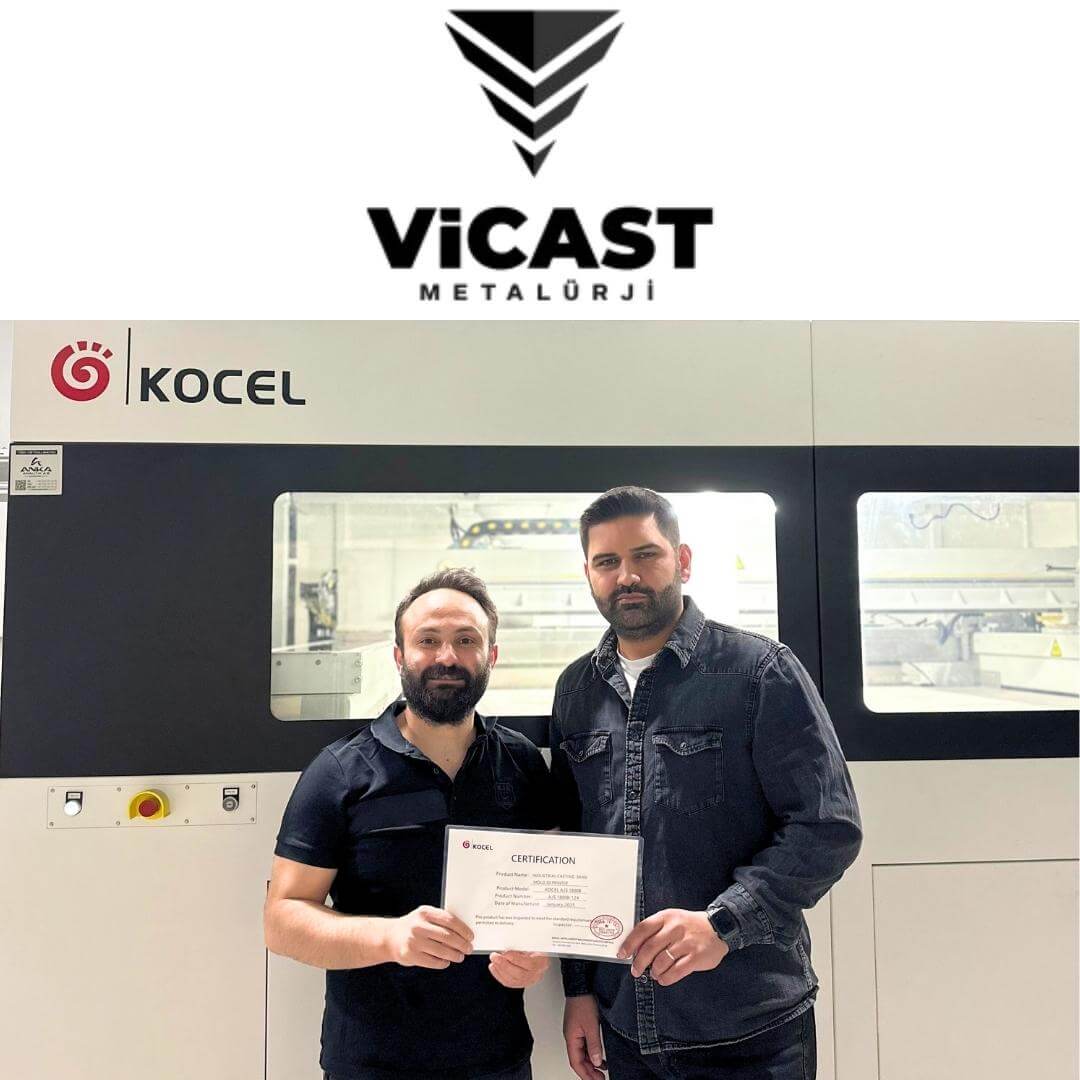 VİCAST METALURJİ KUM KALIP YAZICI KURULUMU